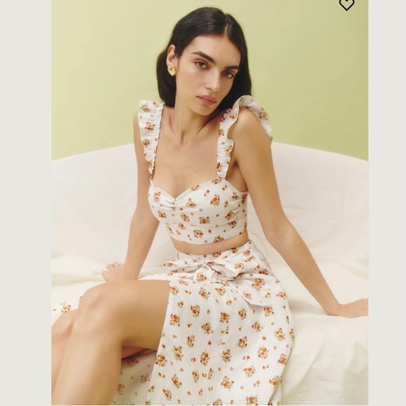 🌿|NWT| Reformation Pam Linen Two Piece Set - Picture 14 of 16